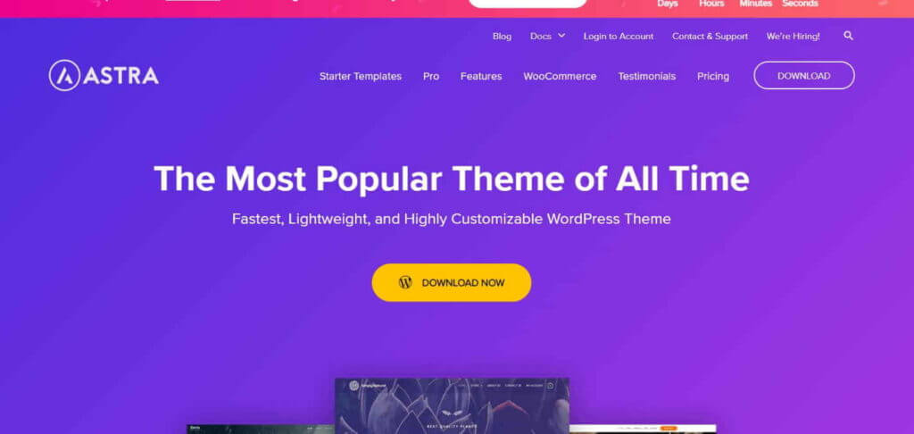 astra wordpress theme