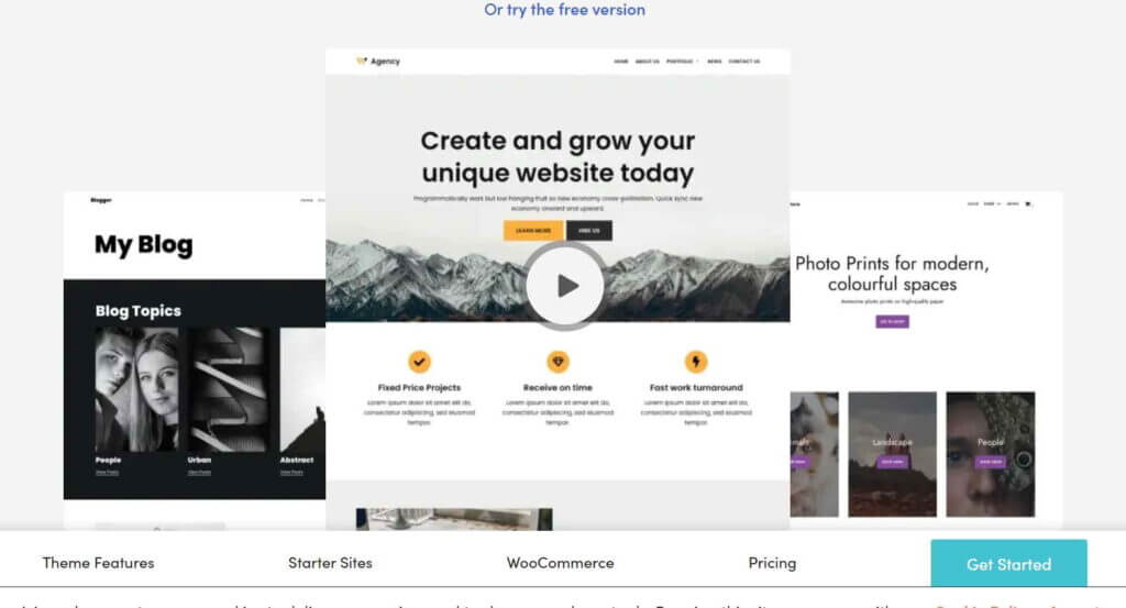 neve wordpress theme