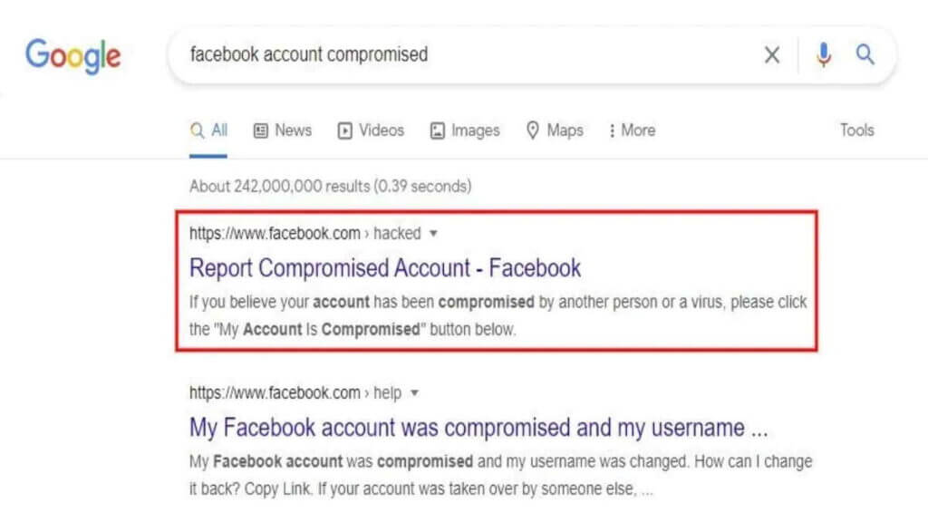 how to recover a lost facebook account without a phone?