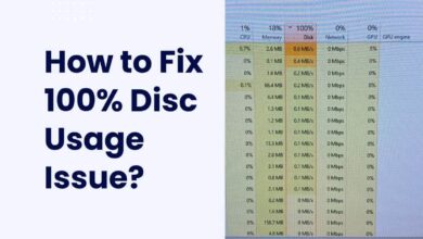 100% disc usage issue fix