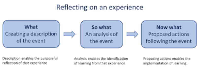 driscoll's model of reflection experience