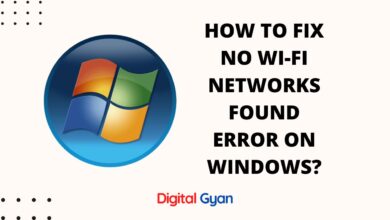 how to fix no wi-fi networks found error on windows 10