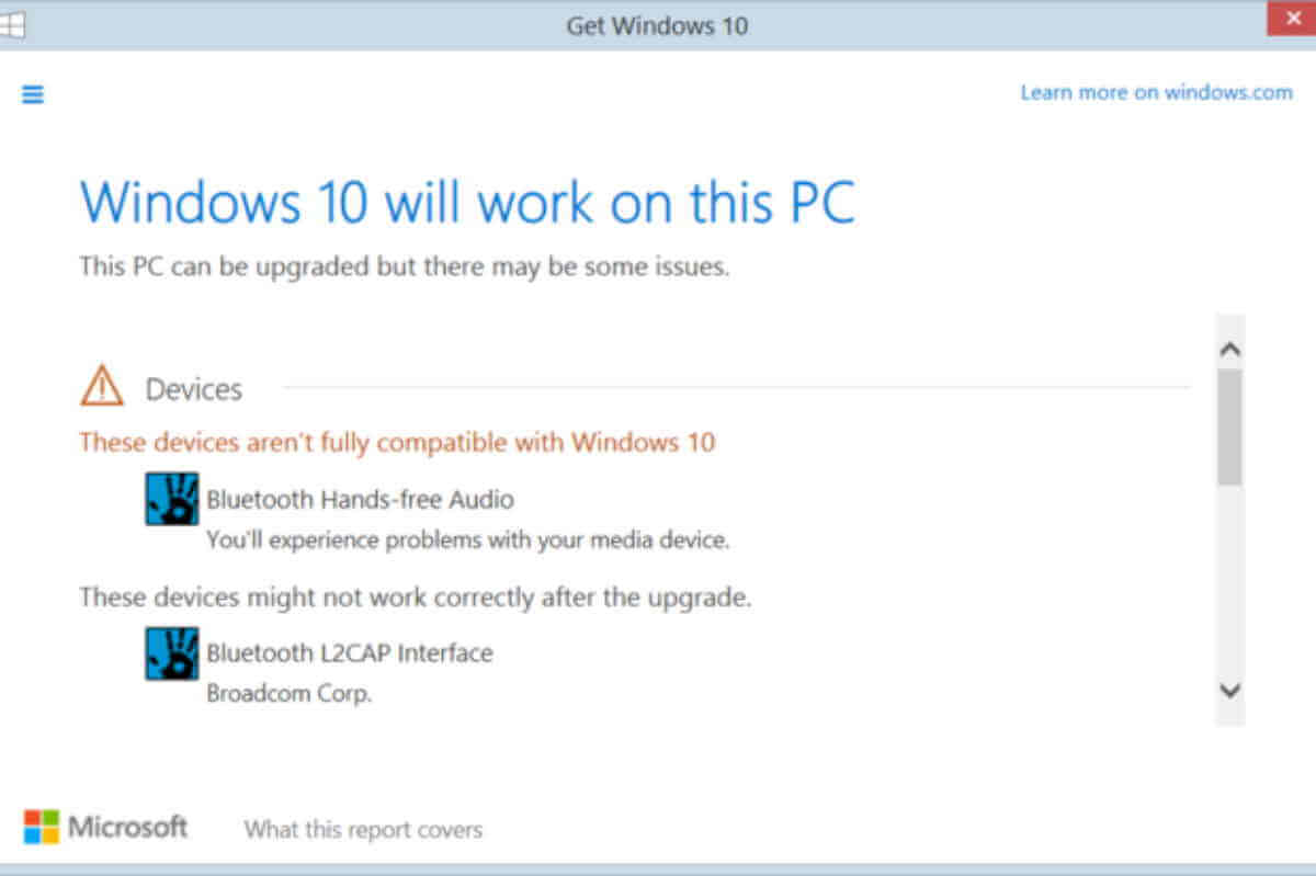 remove incompatible device