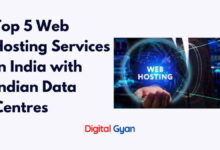 top 5 web hosting services in india with indian data centres