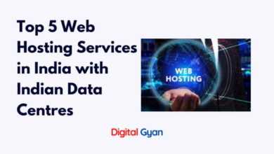 top 5 web hosting services in india with indian data centres