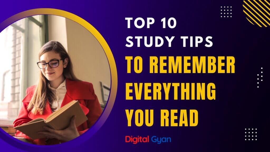 top 10 study tips