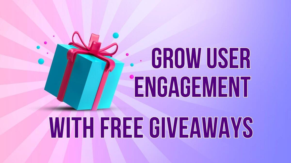 user engagement with giveaways