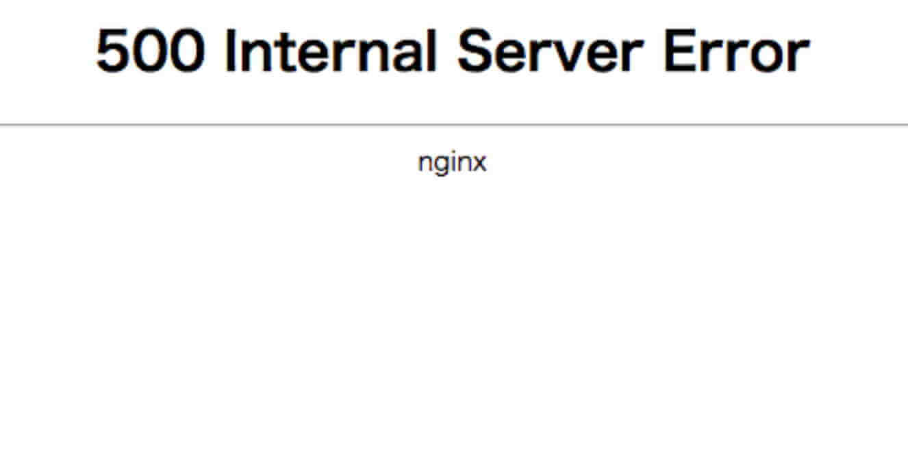 How To Fix 500 Internal Server Error Nginx