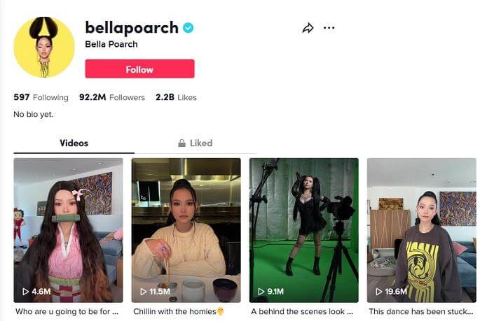 bella poarch tiktok