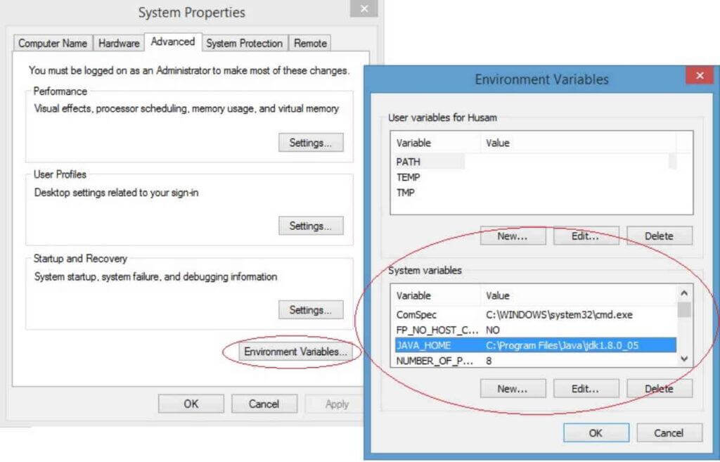 check java executable path