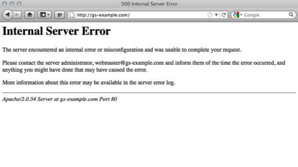 check server logs to fix 500 internal server error nginx