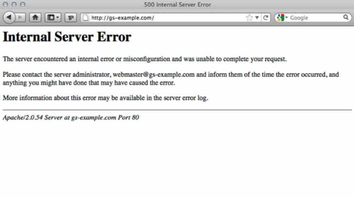 php 500 internal server error