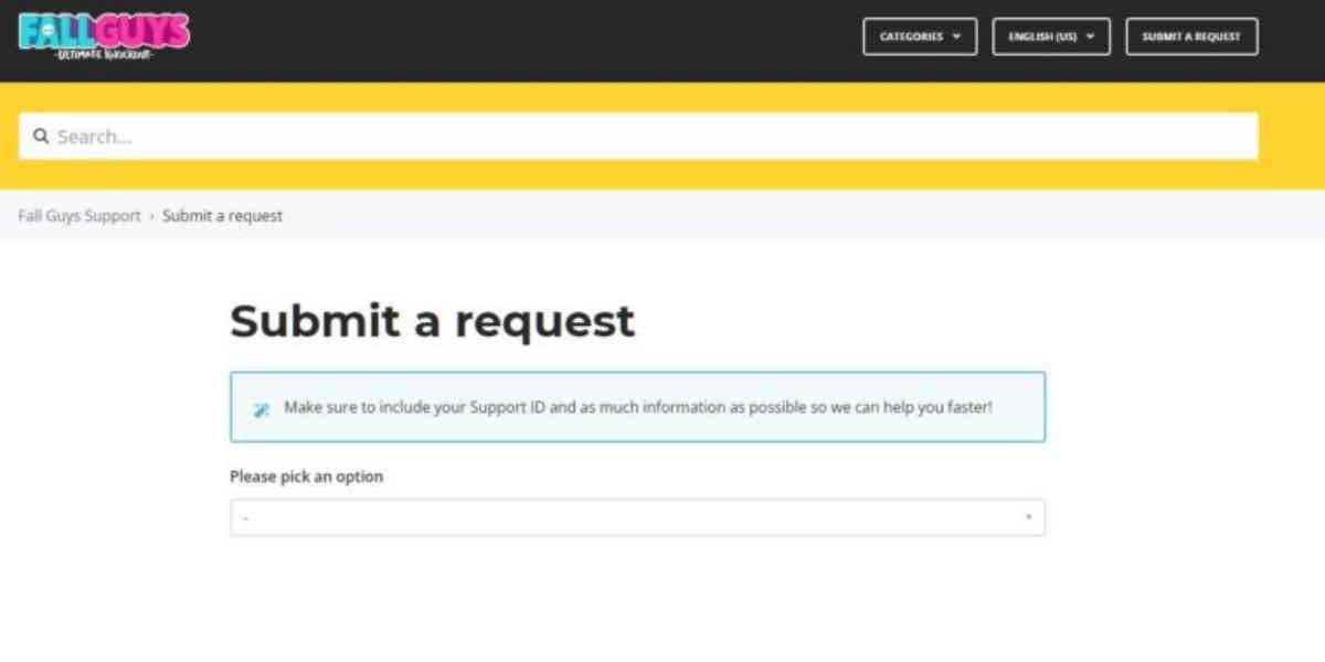 submit a request