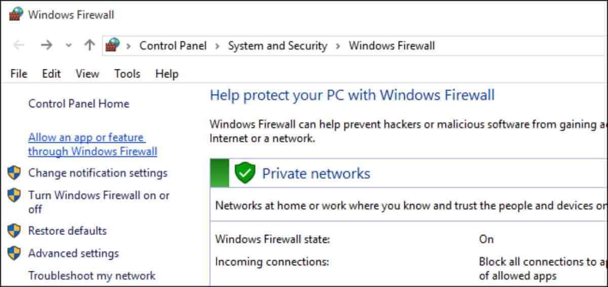 add minecraft rule in firewall