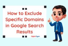 exclude specific domains in google