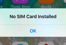 fix no sim card on iphone