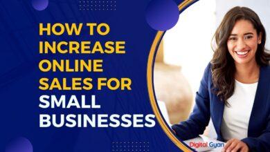 increase online sales for small businesses