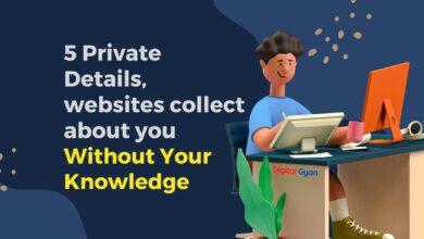 private details websites collect