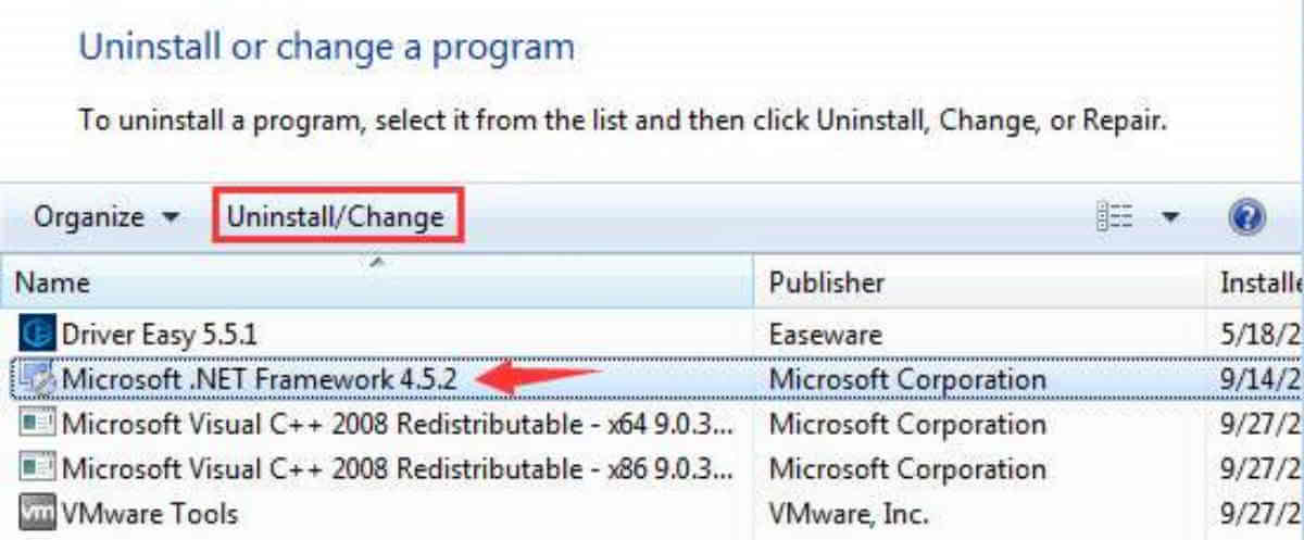 update net framework