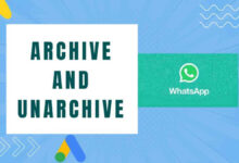 how to archive and unarchive chats on whatsapp