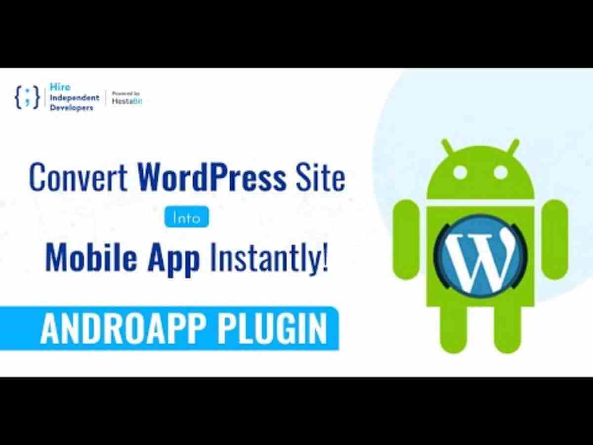 use androapp to convert website into app