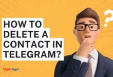delete a contact in telegram - tutorial