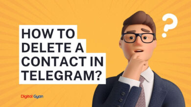 delete a contact in telegram - tutorial