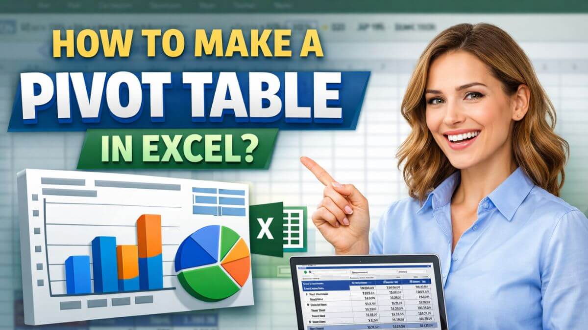 how to make a pivot table in ms excel?