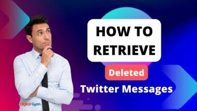 how to retrieve deleted direct messages on twitter?