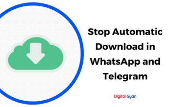 stop automatic downloads