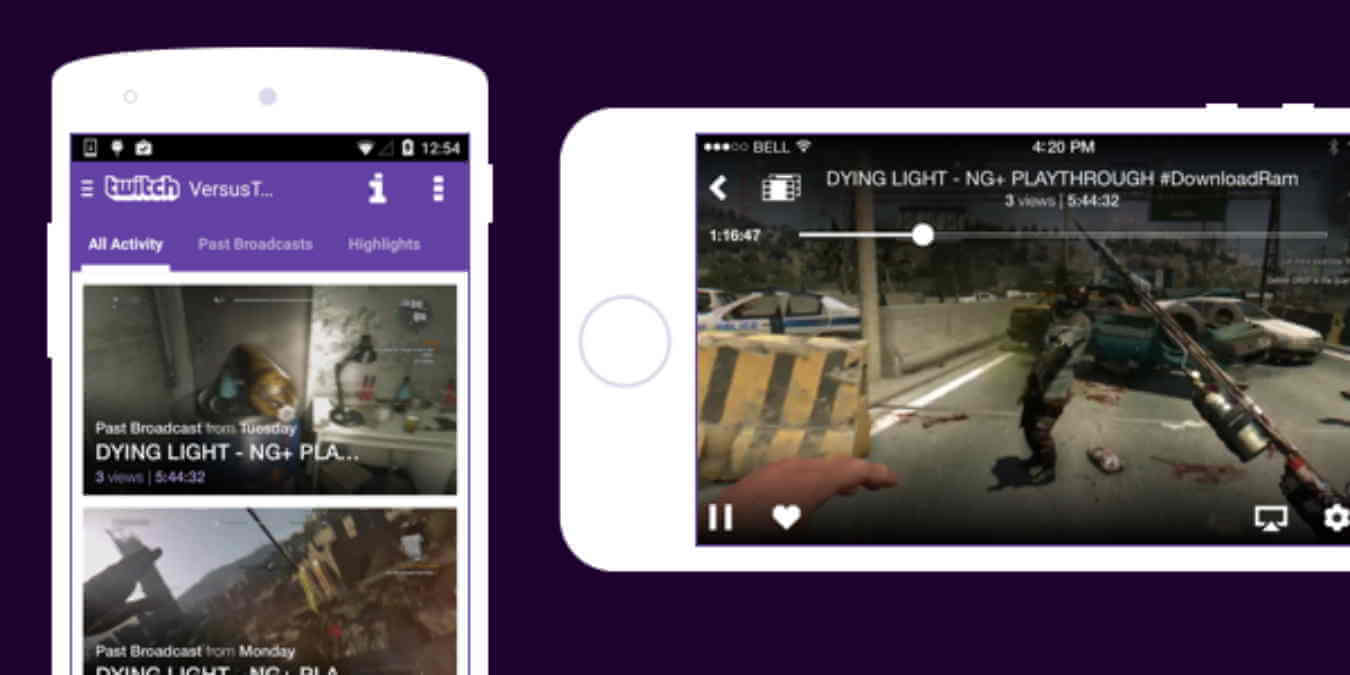 twitch stream on mobile