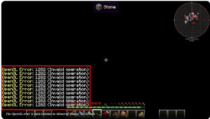 fix opengl errors in minecraft