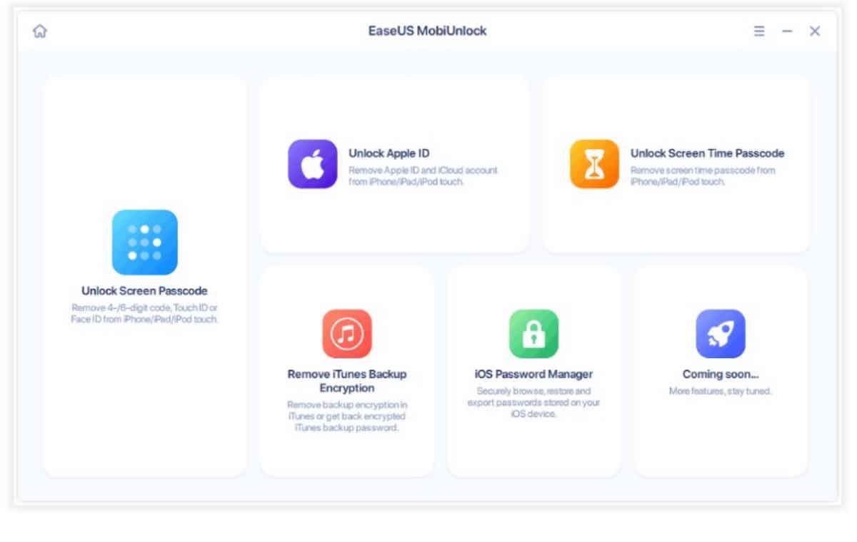 use easeus mobiunlock tools to fix iphone issue