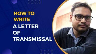 how to write a letter of transmittal - shortcut approach
