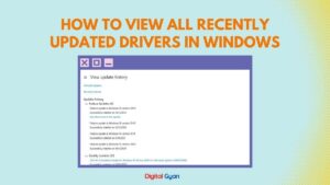 recently updated drivers