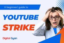 youtube strike