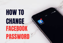 change facebook password