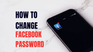change facebook password
