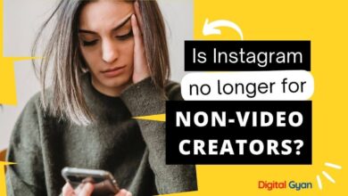 instagram no longer for non-video artists