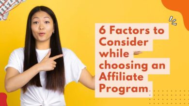 choosing an affiliate program