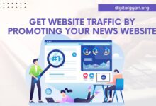 website traffic by promoting news sites