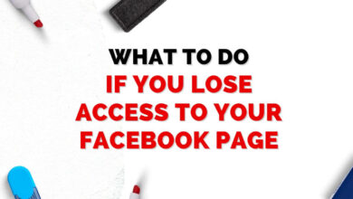 i lost access to my facebook page