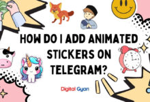 add animated stickers on telegram