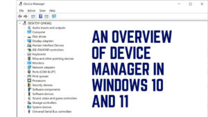 device manager in windows 10 and 11