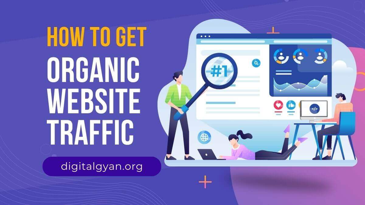 get organic website traffic