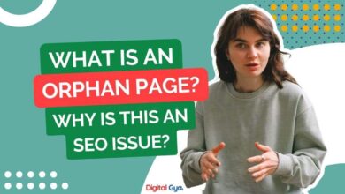 orphan page seo issue