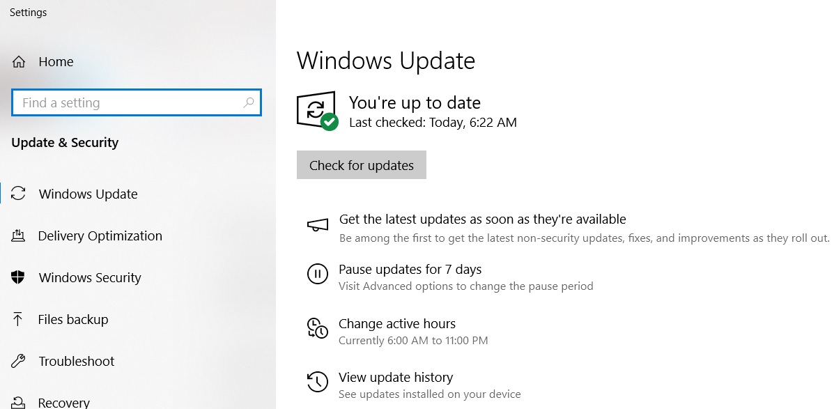 windows update latest
