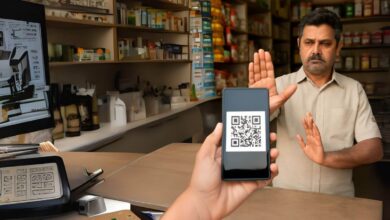 shopkeeper saying no to upi payment