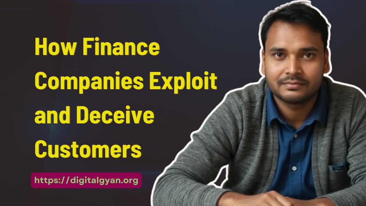 how finance companies exploit and deceive customers