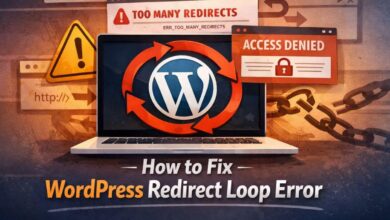 fix redirect loop error